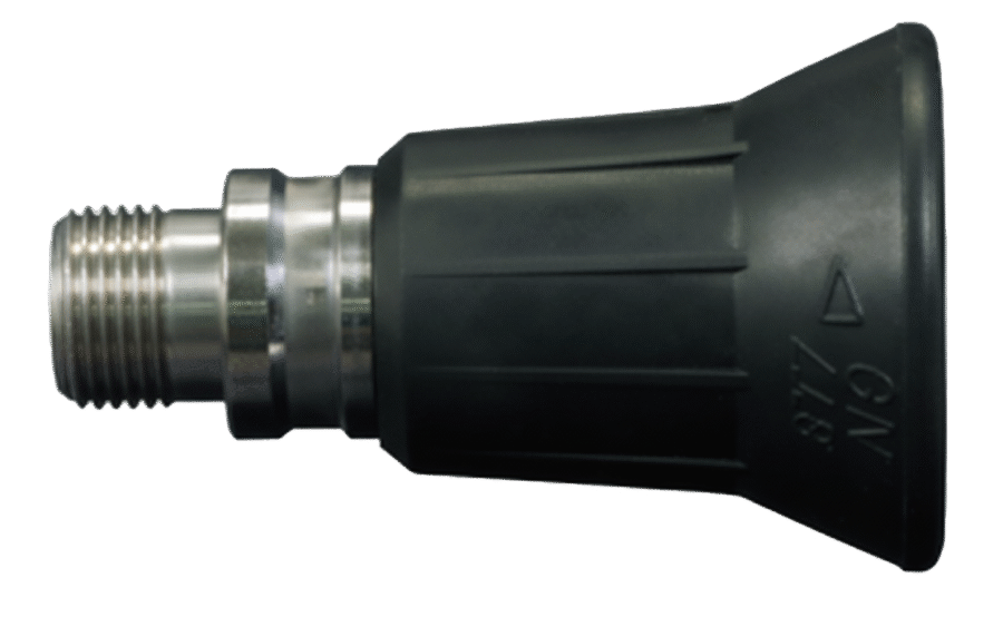 Unifire V-Nozzle Short – professional fog nozzle for firefighting and industrial use